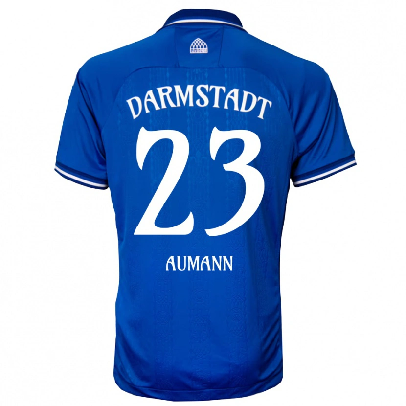 Danxen Heren Emil Aumann #23 Blauw Wit Thuisshirt Thuistenue 2025/26 T-Shirt