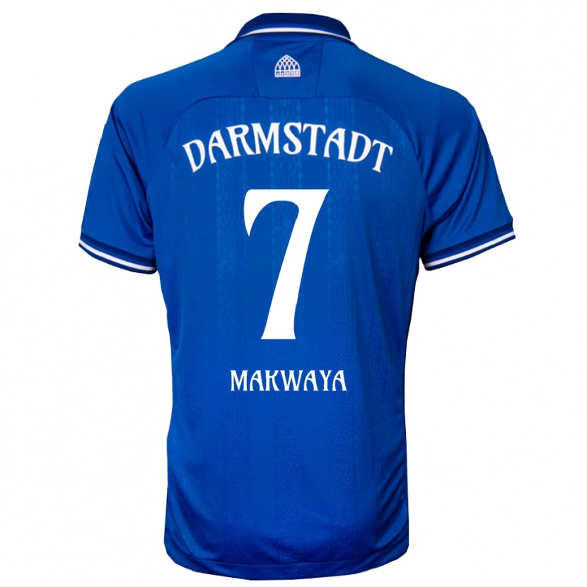 Danxen Heren Jayden Makwaya #7 Blauw Wit Thuisshirt Thuistenue 2025/26 T-Shirt