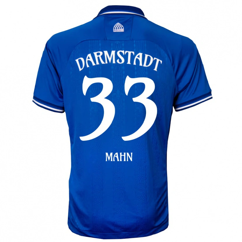 Danxen Heren Jeremy Mahn #33 Blauw Wit Thuisshirt Thuistenue 2025/26 T-Shirt