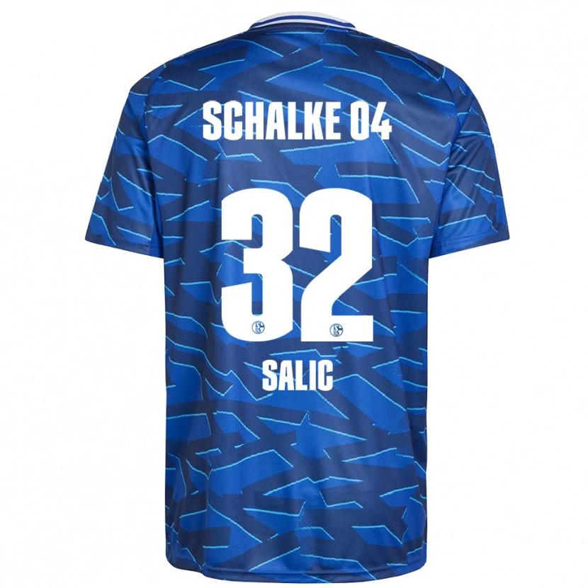 Danxen Heren Dana Salic #32 Koningsblauw Wit Thuisshirt Thuistenue 2025/26 T-Shirt
