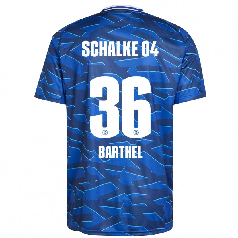Danxen Heren Niklas Barthel #36 Koningsblauw Wit Thuisshirt Thuistenue 2025/26 T-Shirt
