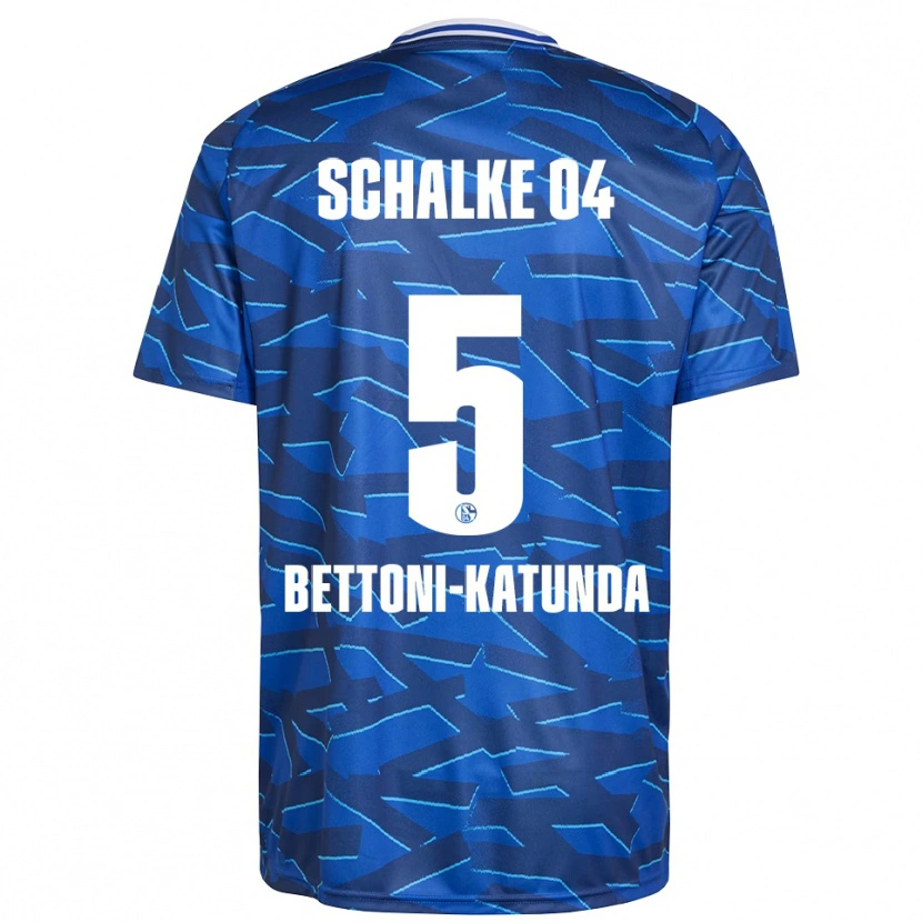 Danxen Heren Claudio Bettoni-Katunda #5 Koningsblauw Wit Thuisshirt Thuistenue 2025/26 T-Shirt