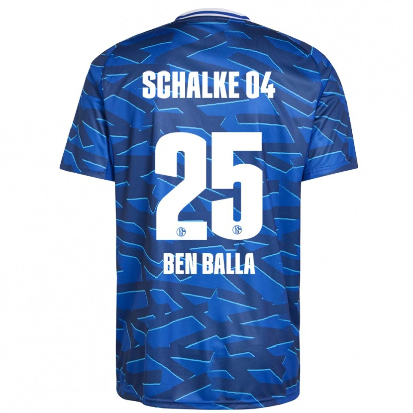 Danxen Heren Yassin Ben Balla #25 Koningsblauw Wit Thuisshirt Thuistenue 2025/26 T-Shirt