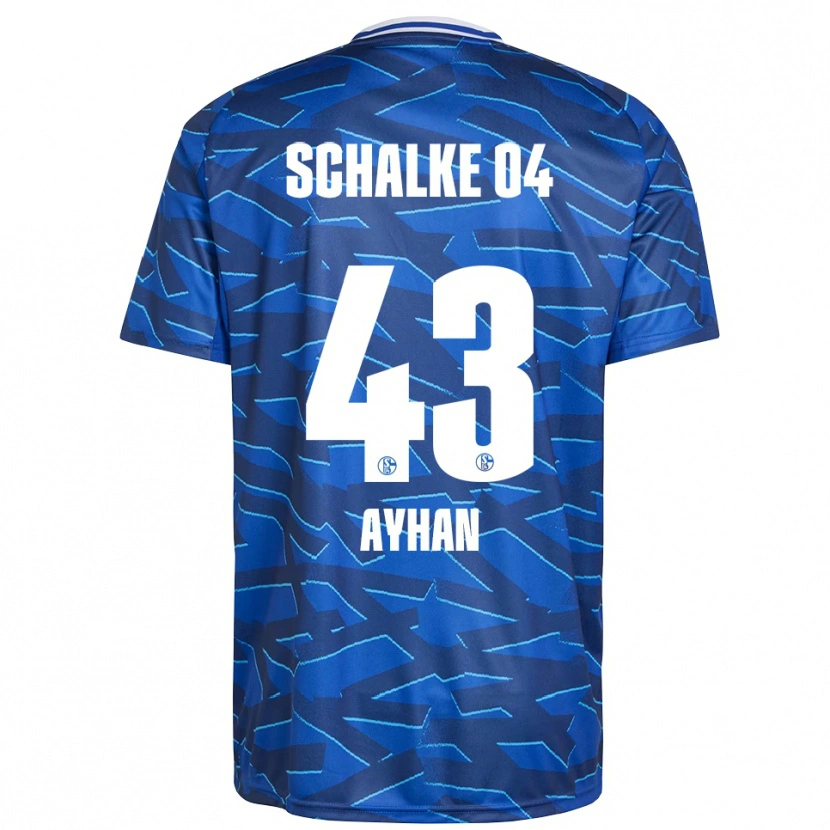 Danxen Heren Mertcan Ayhan #43 Koningsblauw Wit Thuisshirt Thuistenue 2025/26 T-Shirt