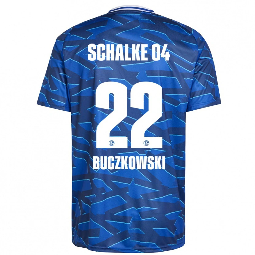 Danxen Heren Philip Buczkowski #22 Koningsblauw Wit Thuisshirt Thuistenue 2025/26 T-Shirt