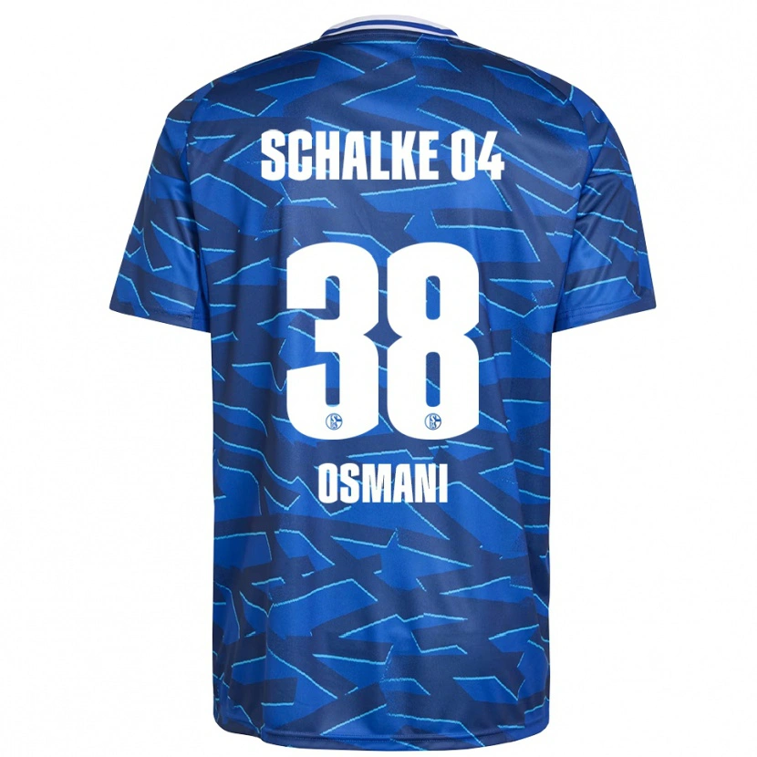 Danxen Heren Tristan Osmani #38 Koningsblauw Wit Thuisshirt Thuistenue 2025/26 T-Shirt