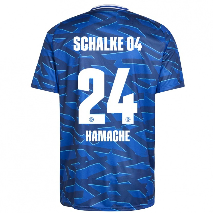 Danxen Heren Ilyes Hamache #24 Koningsblauw Wit Thuisshirt Thuistenue 2025/26 T-Shirt