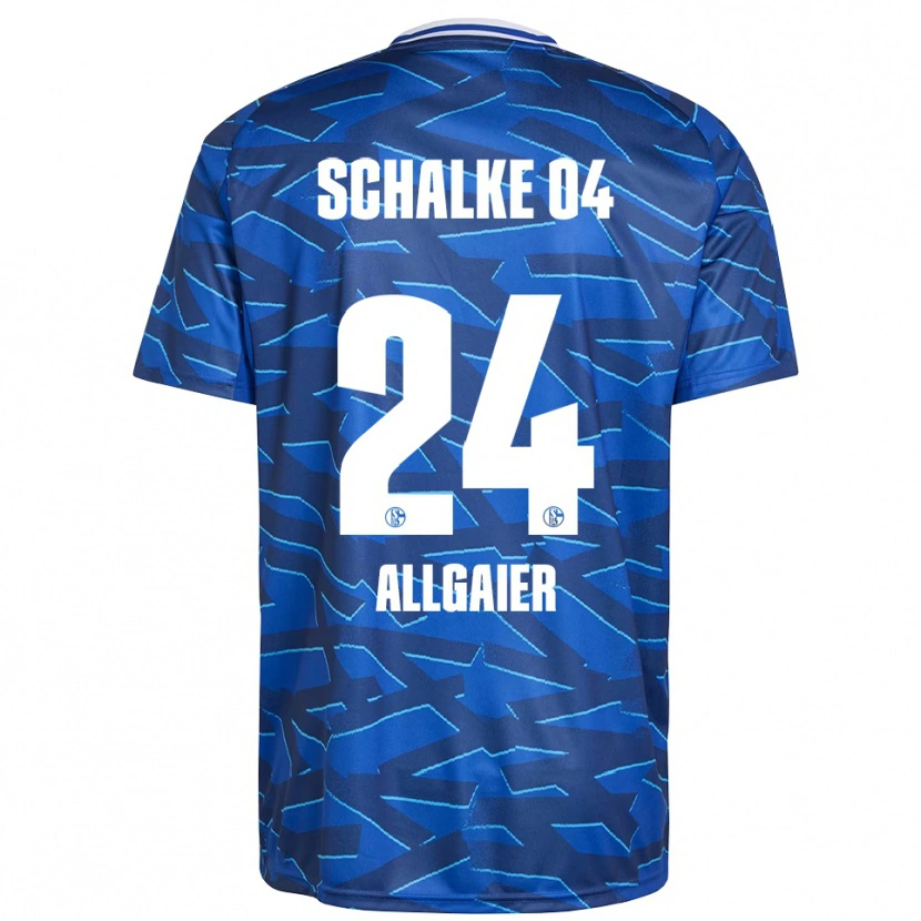 Danxen Heren Felix Allgaier #24 Koningsblauw Wit Thuisshirt Thuistenue 2025/26 T-Shirt