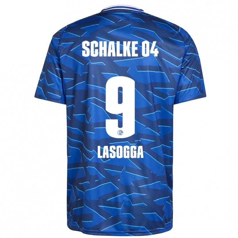 Danxen Heren Pierre-Michel Lasogga #9 Koningsblauw Wit Thuisshirt Thuistenue 2025/26 T-Shirt