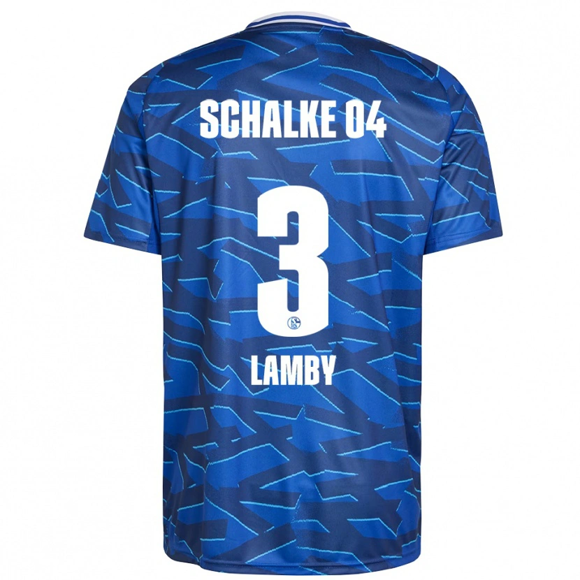 Danxen Heren Max Lamby #3 Koningsblauw Wit Thuisshirt Thuistenue 2025/26 T-Shirt
