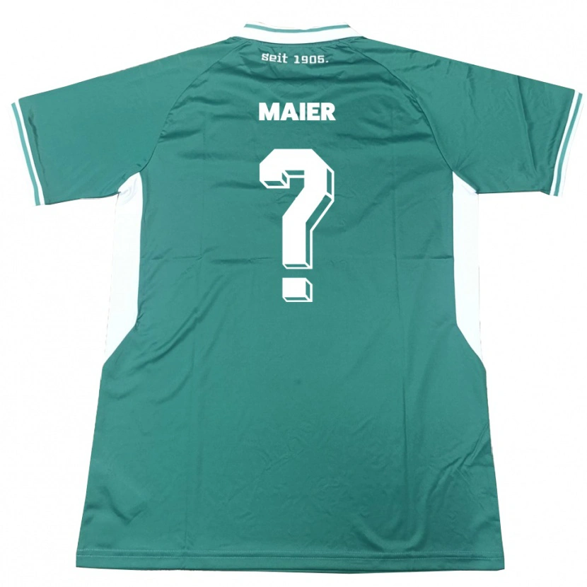 Danxen Heren Marie Maier #0 Groen Wit Thuisshirt Thuistenue 2025/26 T-Shirt