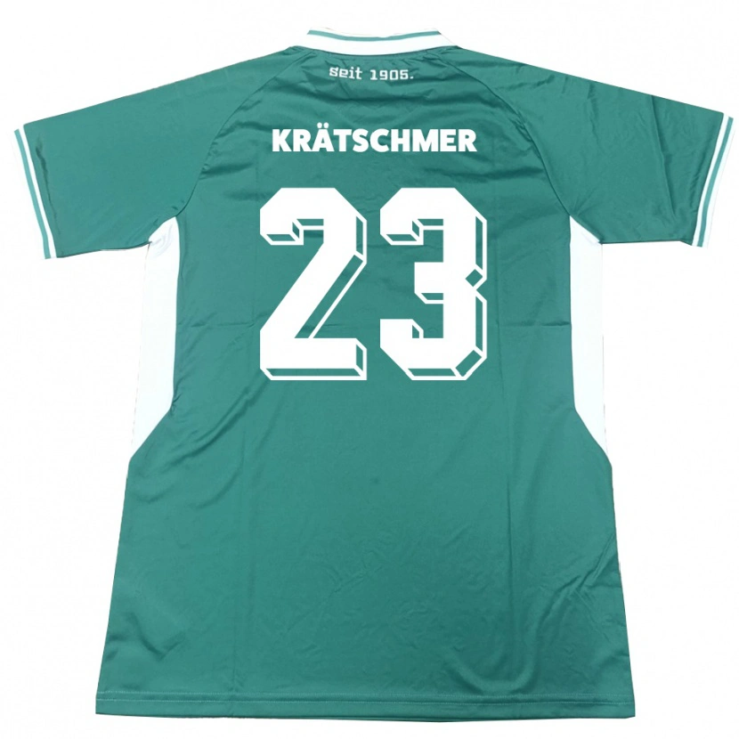 Danxen Heren Pius Krätschmer #23 Groen Wit Thuisshirt Thuistenue 2025/26 T-Shirt