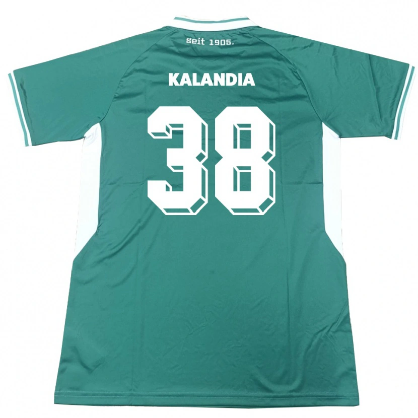 Danxen Heren Luka Kalandia #38 Groen Wit Thuisshirt Thuistenue 2025/26 T-Shirt