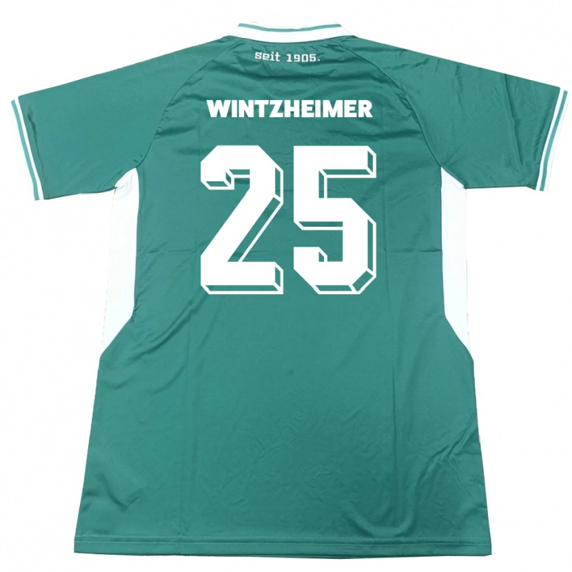 Danxen Heren Manuel Wintzheimer #25 Groen Wit Thuisshirt Thuistenue 2025/26 T-Shirt