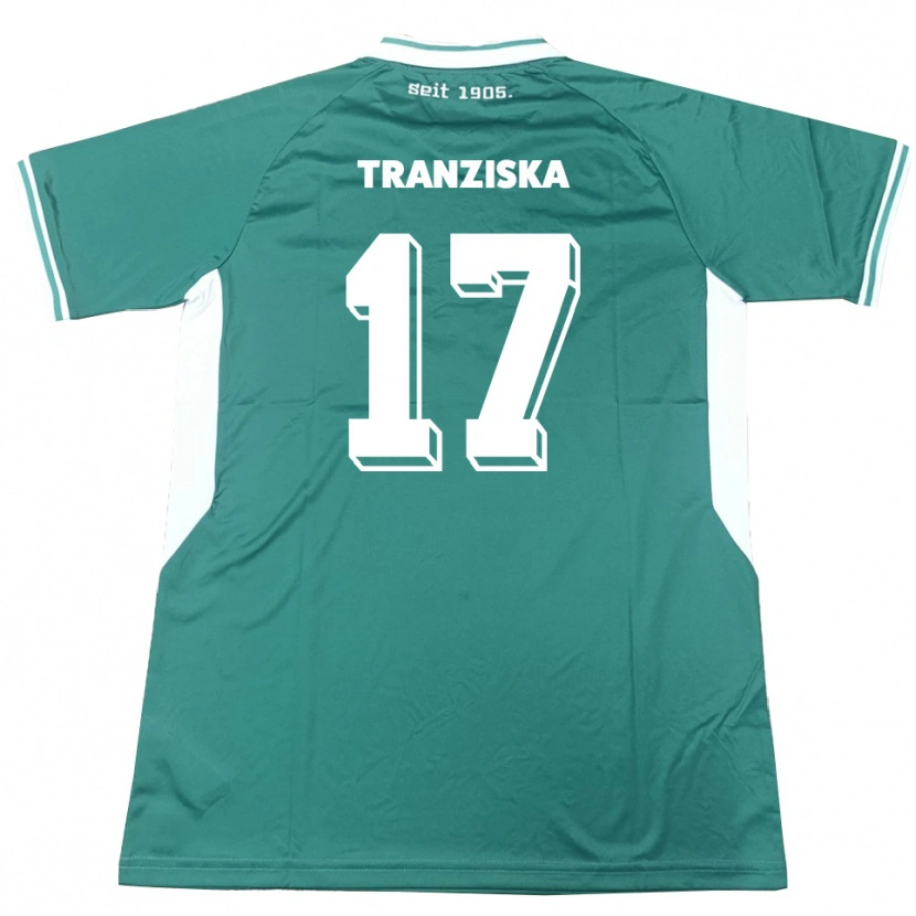 Danxen Heren Jakob Tranziska #17 Groen Wit Thuisshirt Thuistenue 2025/26 T-Shirt