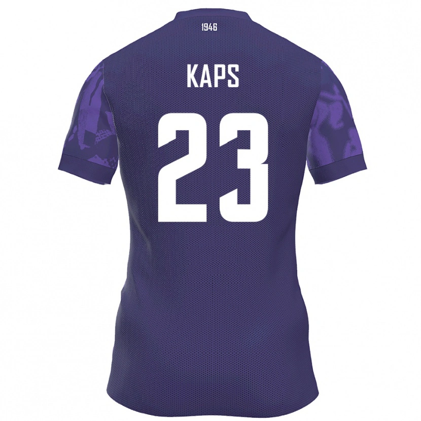 Danxen Heren Hugo Kaps #23 Paars Wit Thuisshirt Thuistenue 2025/26 T-Shirt