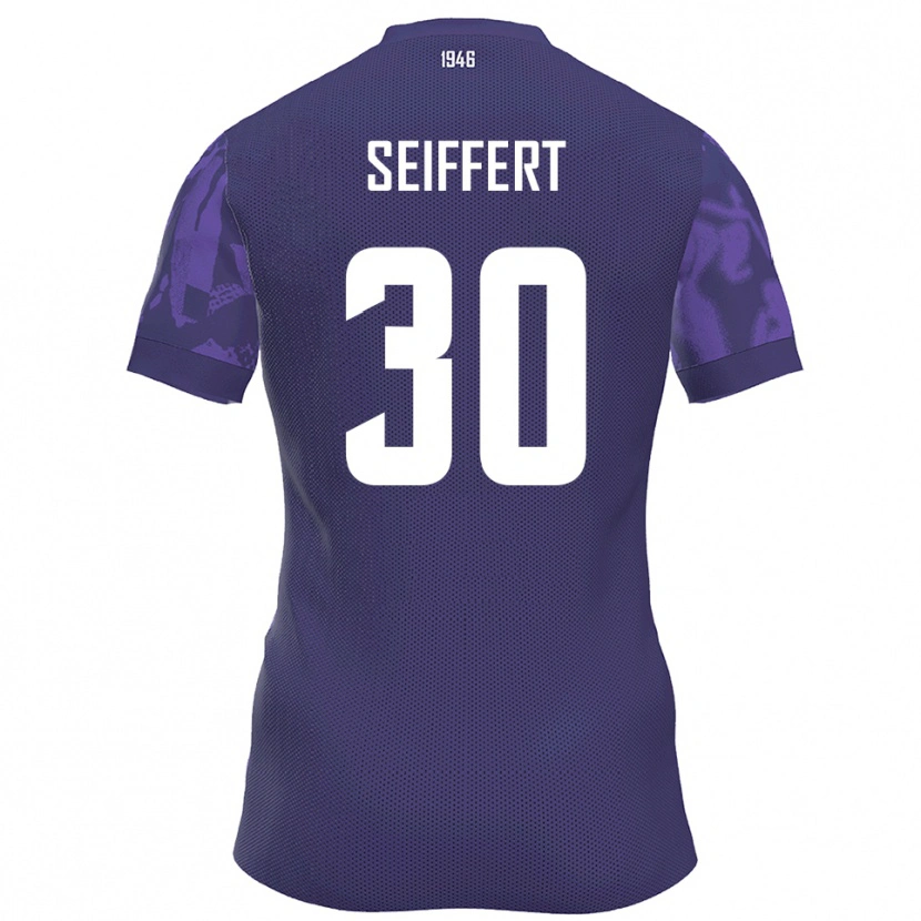 Danxen Heren Moritz Seiffert #30 Paars Wit Thuisshirt Thuistenue 2025/26 T-Shirt