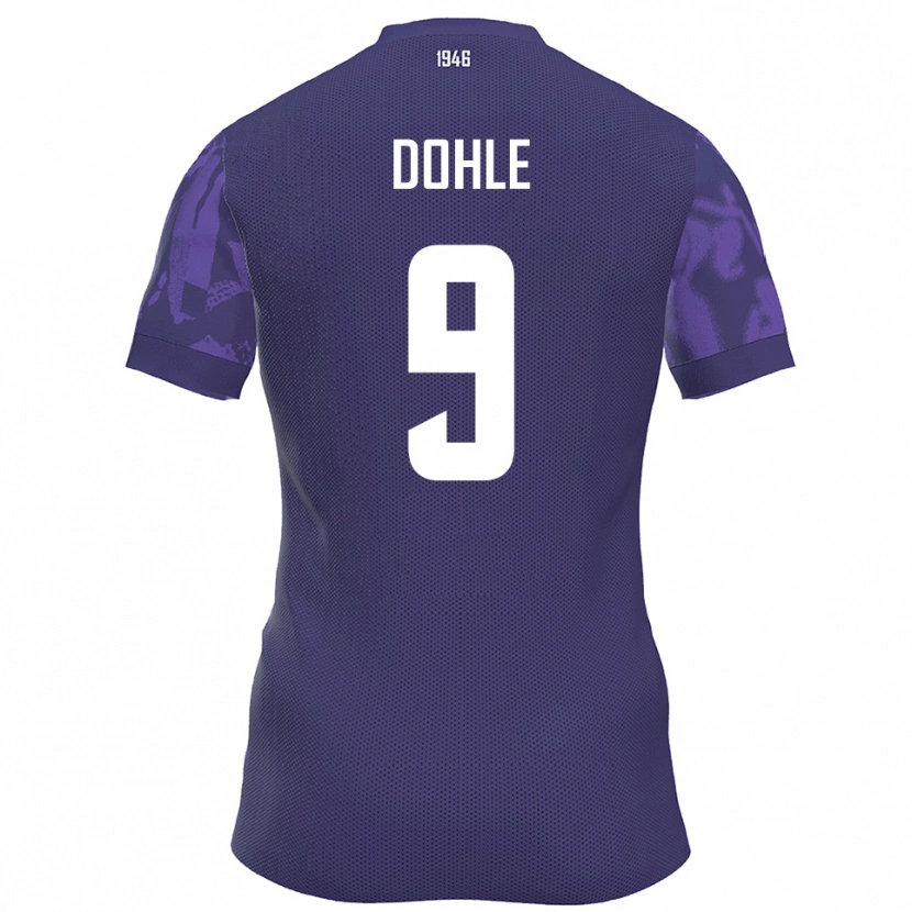 Danxen Heren Leo Dohle #9 Paars Wit Thuisshirt Thuistenue 2025/26 T-Shirt