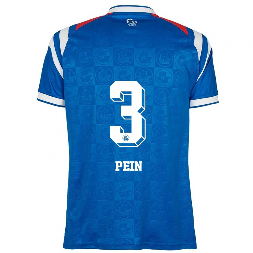 Danxen Heren Ria Pein #3 Blauw Wit Rood Thuisshirt Thuistenue 2025/26 T-Shirt