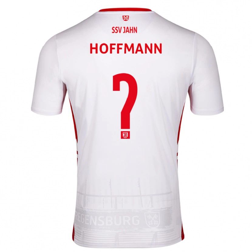 Danxen Heren Leon Hoffmann #0 Wit Rood Thuisshirt Thuistenue 2025/26 T-Shirt