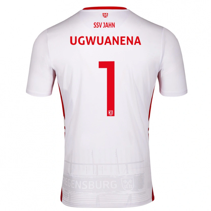 Danxen Heren Marvellous Ugwuanena #1 Wit Rood Thuisshirt Thuistenue 2025/26 T-Shirt