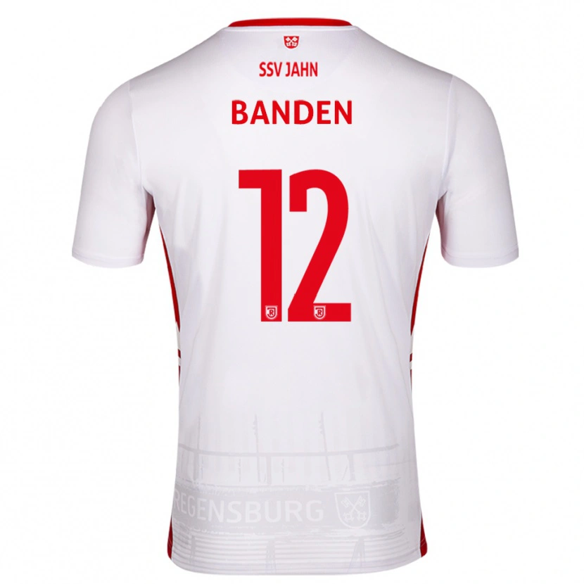 Danxen Heren Ante Banden #12 Wit Rood Thuisshirt Thuistenue 2025/26 T-Shirt