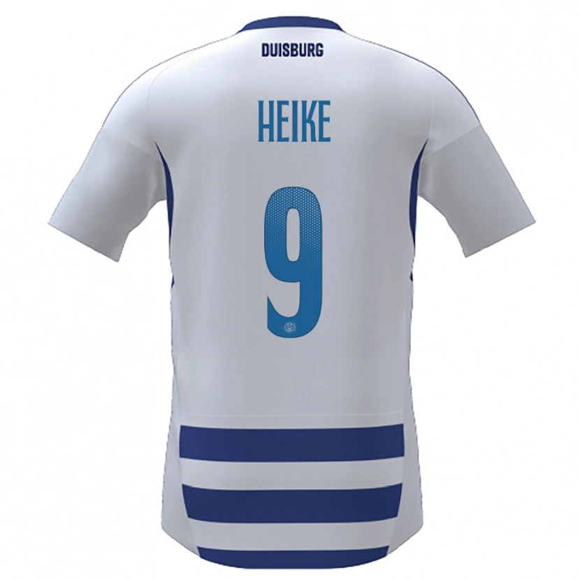 Danxen Heren Tim Heike #9 Wit Blauw Thuisshirt Thuistenue 2025/26 T-Shirt