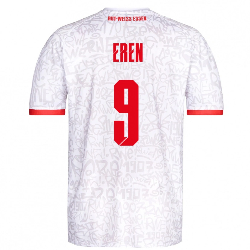Danxen Heren Baran Eren #9 Wit Rood Thuisshirt Thuistenue 2025/26 T-Shirt