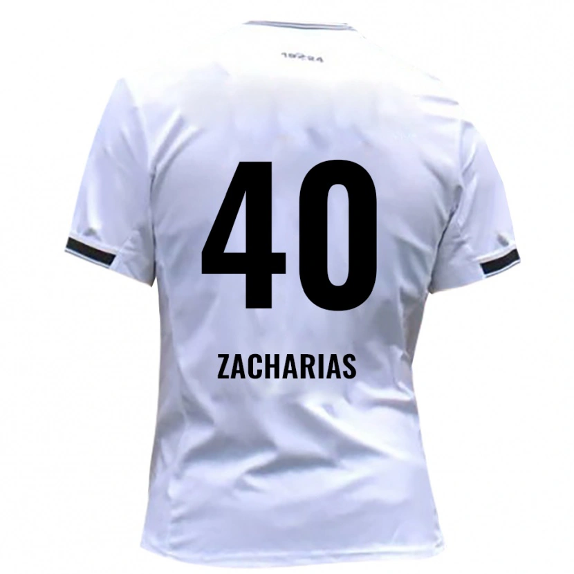 Danxen Heren Marlon Zacharias #40 Wit Rood Thuisshirt Thuistenue 2025/26 T-Shirt