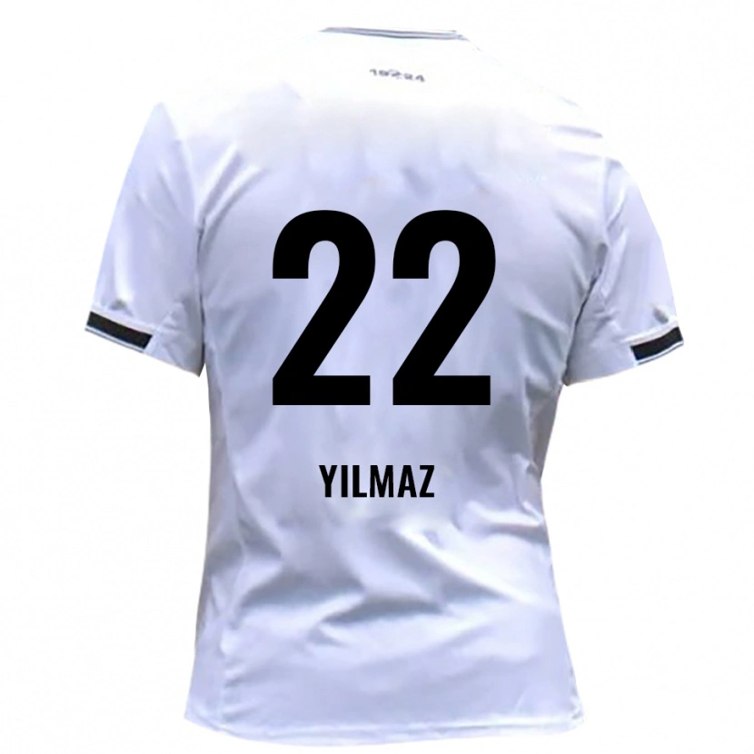 Danxen Heren Furkan Yilmaz #22 Wit Rood Thuisshirt Thuistenue 2025/26 T-Shirt