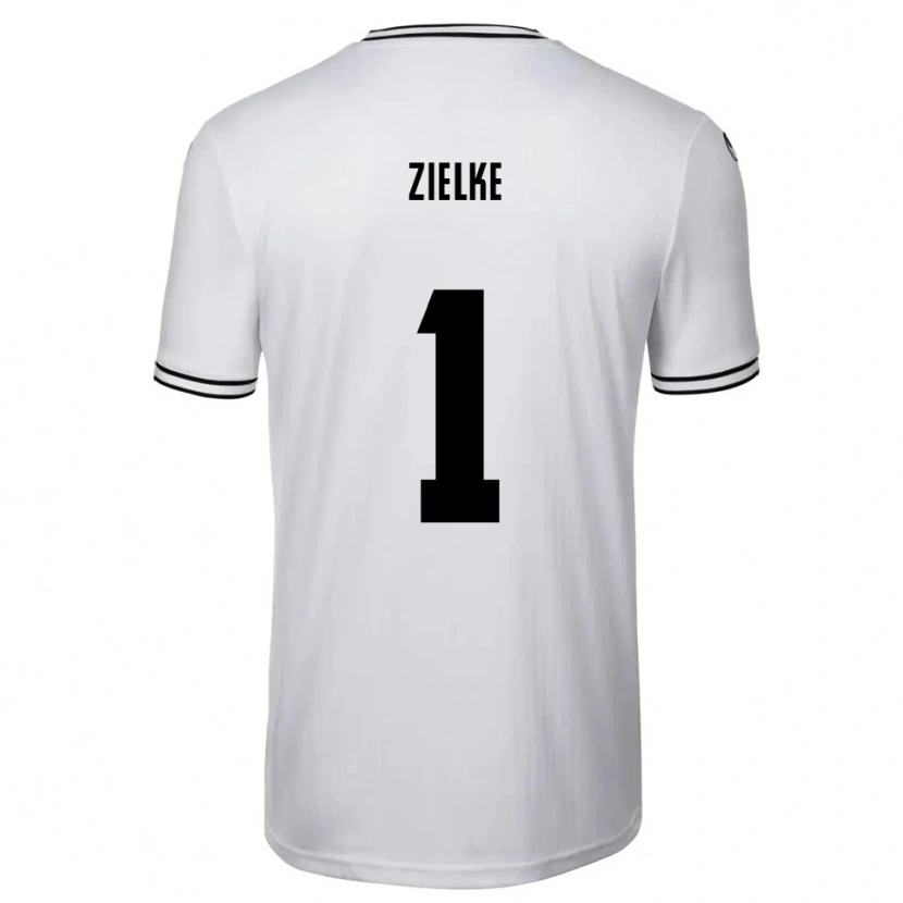 Danxen Heren Paul Zielke #1 Wit Zwart Thuisshirt Thuistenue 2025/26 T-Shirt