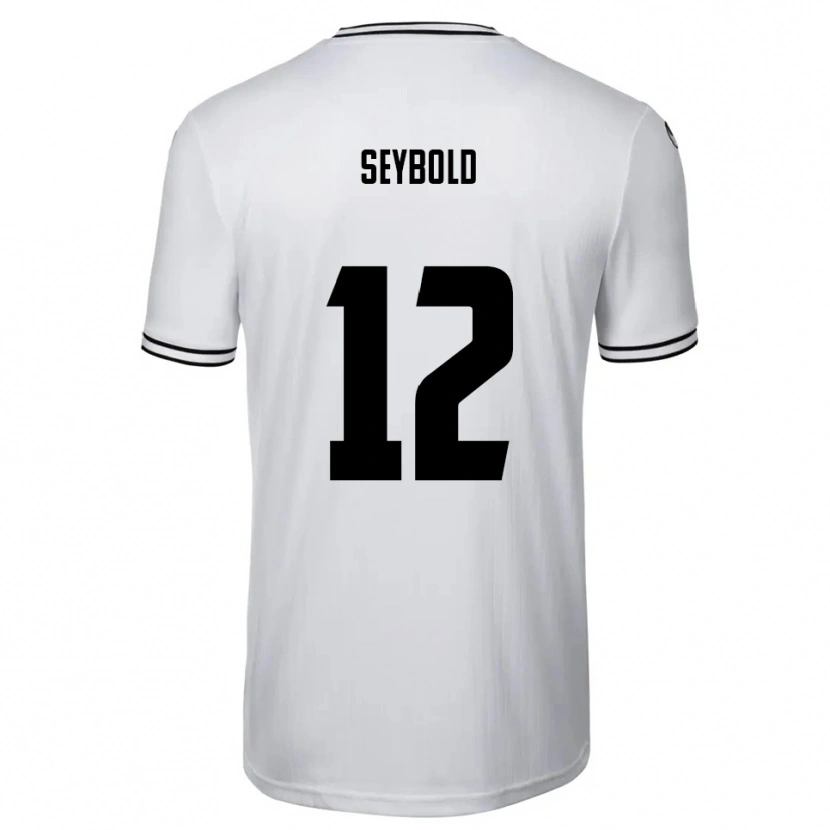 Danxen Heren Marvin Seybold #12 Wit Zwart Thuisshirt Thuistenue 2025/26 T-Shirt