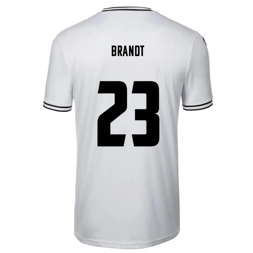 Danxen Heren Max Brandt #23 Wit Zwart Thuisshirt Thuistenue 2025/26 T-Shirt