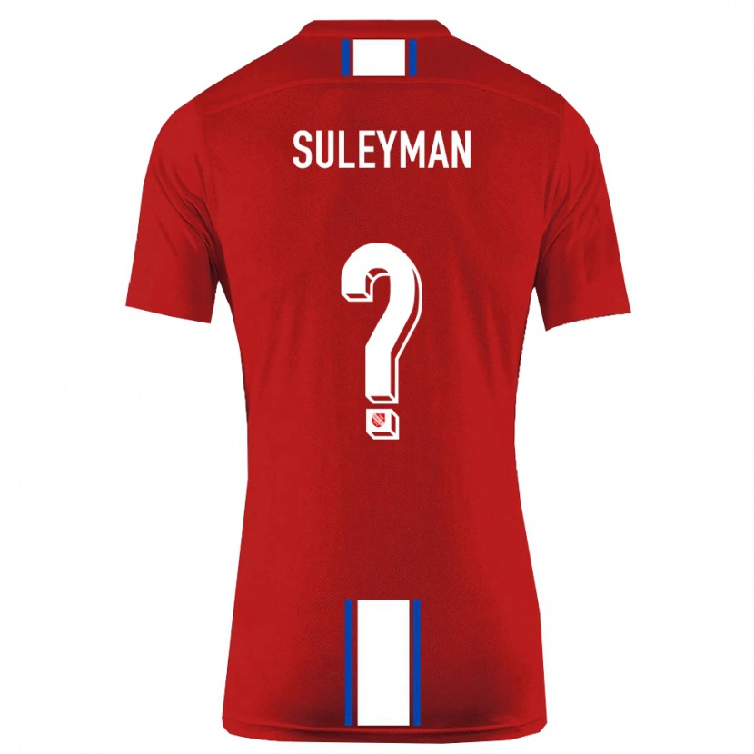 Danxen Heren Dildar-Diego Suleyman #0 Rood Wit Thuisshirt Thuistenue 2025/26 T-Shirt