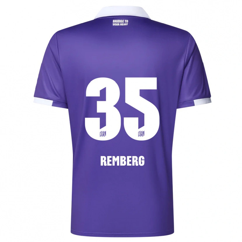 Danxen Heren Mats Remberg #35 Paars Wit Thuisshirt Thuistenue 2025/26 T-Shirt