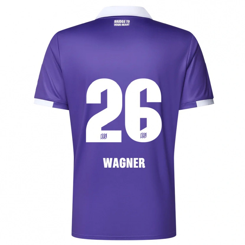 Danxen Heren Fridolin Wagner #26 Paars Wit Thuisshirt Thuistenue 2025/26 T-Shirt