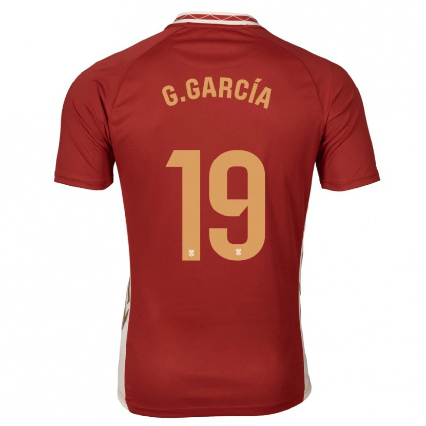 Danxen Heren Giovani García #19 Bordeaux Goud Uitshirt Uittenue 2025/26 T-Shirt