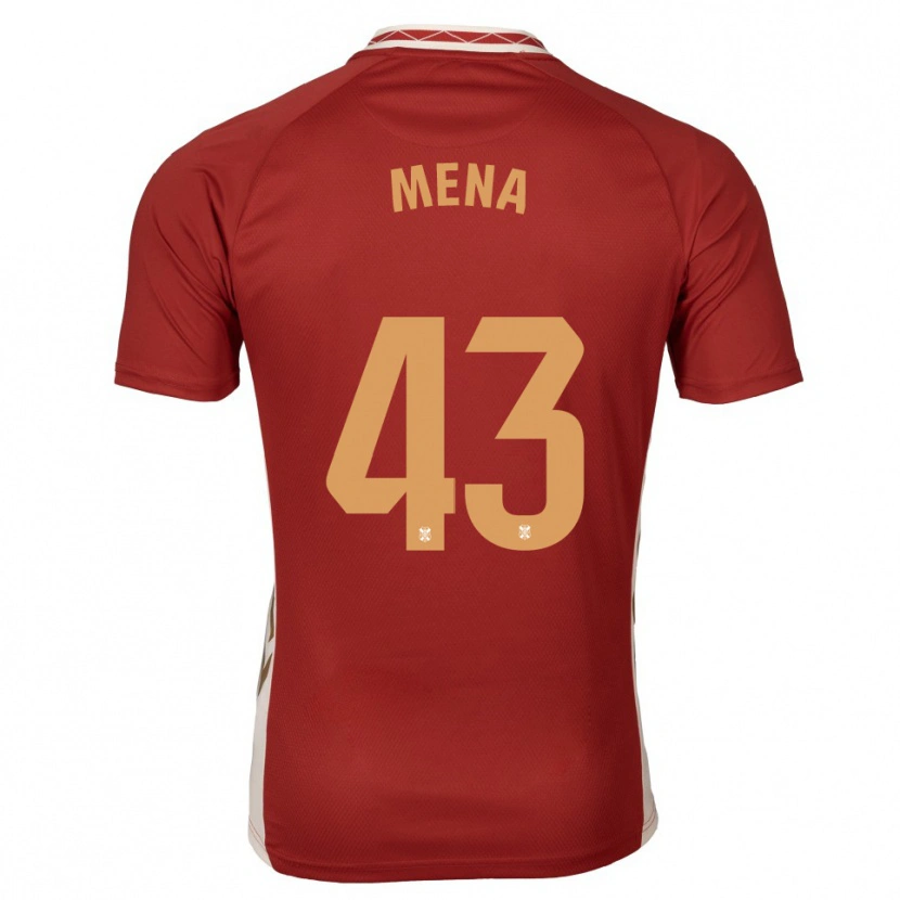 Danxen Heren Denilson Mena #43 Bordeaux Goud Uitshirt Uittenue 2025/26 T-Shirt