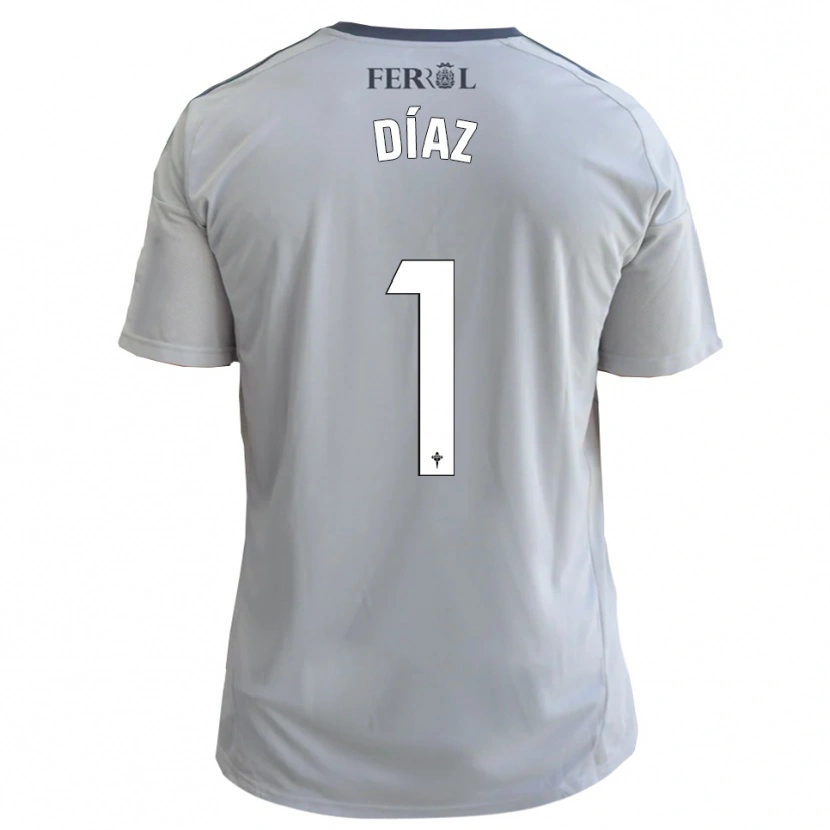Danxen Heren Lucas Díaz #1 Grijs Zilver Uitshirt Uittenue 2025/26 T-Shirt