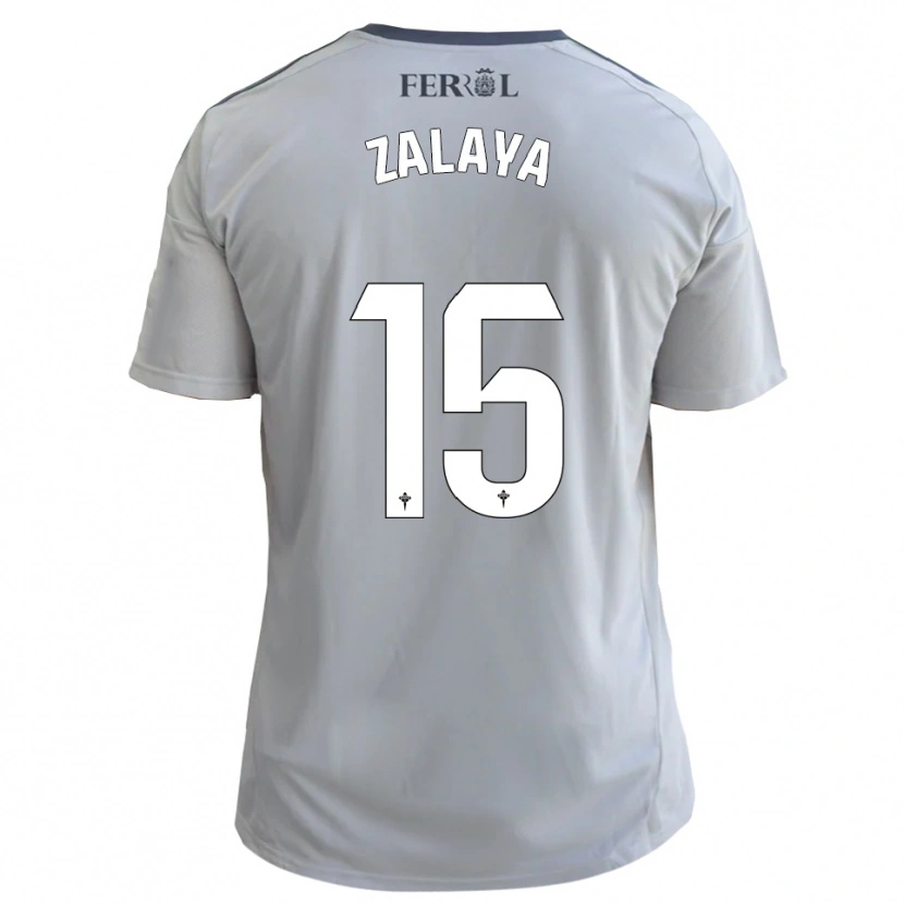 Danxen Heren Álex Zalaya #15 Grijs Zilver Uitshirt Uittenue 2025/26 T-Shirt