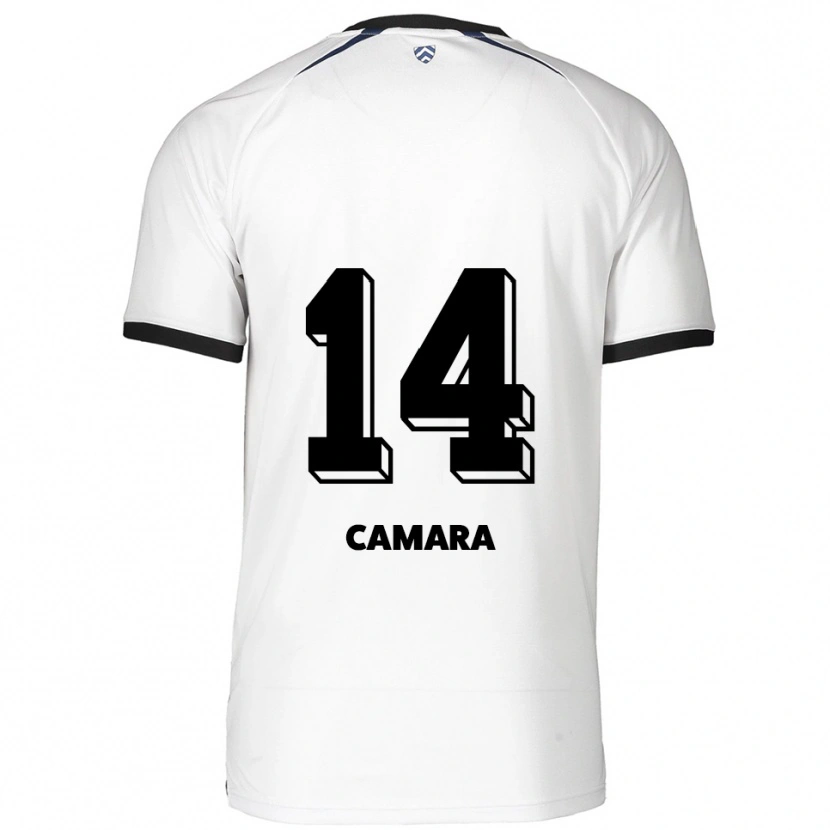 Danxen Heren Fode Camara #14 Wit Zwart Uitshirt Uittenue 2025/26 T-Shirt