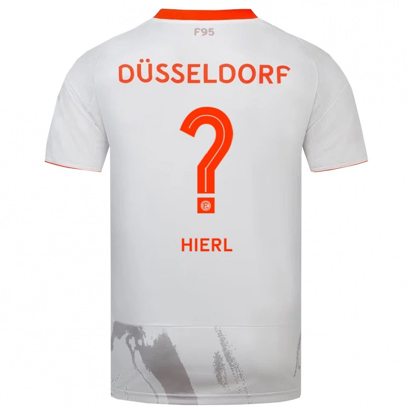 Danxen Heren Josephine Hierl #0 Wit Oranje Uitshirt Uittenue 2025/26 T-Shirt