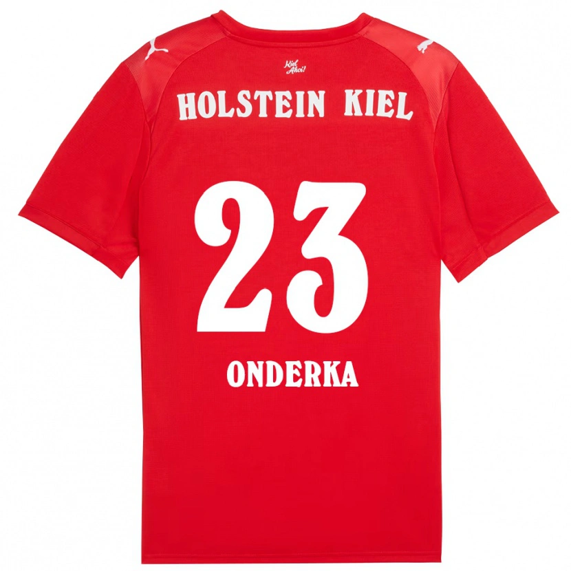 Danxen Heren Vita Onderka #23 Rood Blauw Uitshirt Uittenue 2025/26 T-Shirt