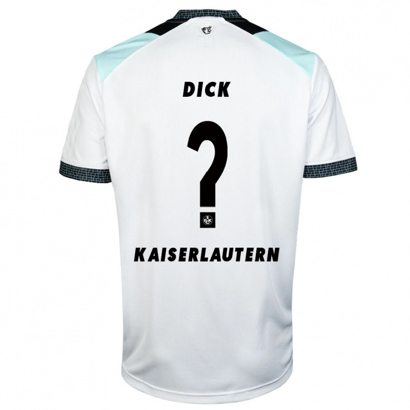Danxen Heren Paul Dick #0 Wit Zwart Uitshirt Uittenue 2025/26 T-Shirt