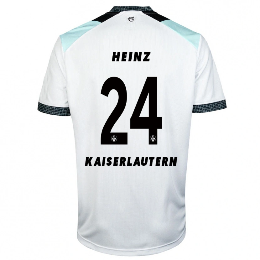 Danxen Heren Matteo Heinz #24 Wit Zwart Uitshirt Uittenue 2025/26 T-Shirt