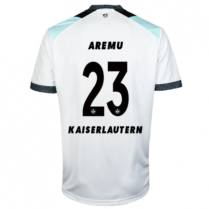 Danxen Heren Afeez Aremu #23 Wit Zwart Uitshirt Uittenue 2025/26 T-Shirt