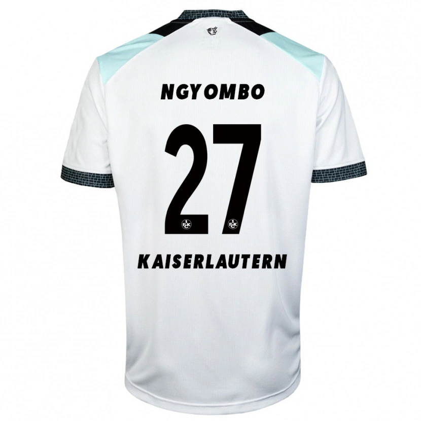 Danxen Heren Beni Ngyombo #27 Wit Zwart Uitshirt Uittenue 2025/26 T-Shirt