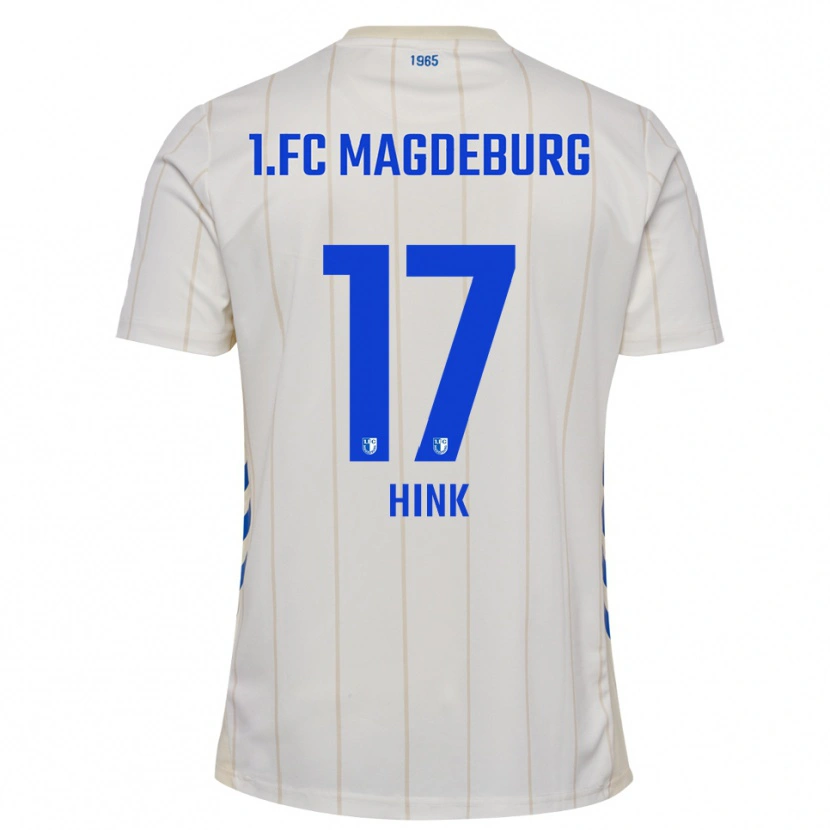 Danxen Heren Hector Hink #17 Wit Blauw Uitshirt Uittenue 2025/26 T-Shirt