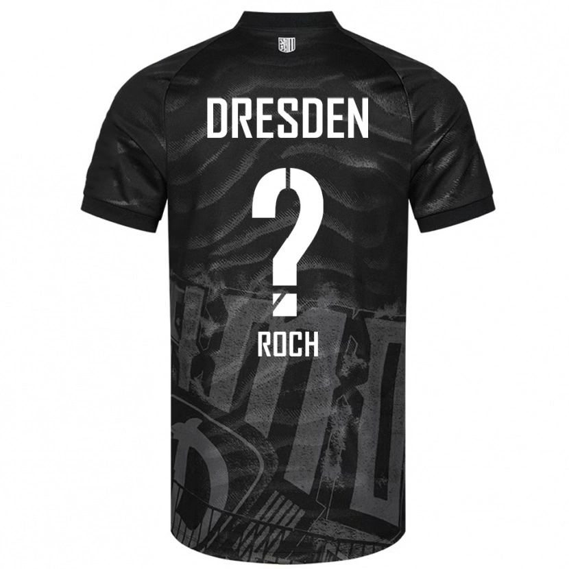 Danxen Heren Kasmodiah Roch #0 Zwart Grijs Uitshirt Uittenue 2025/26 T-Shirt