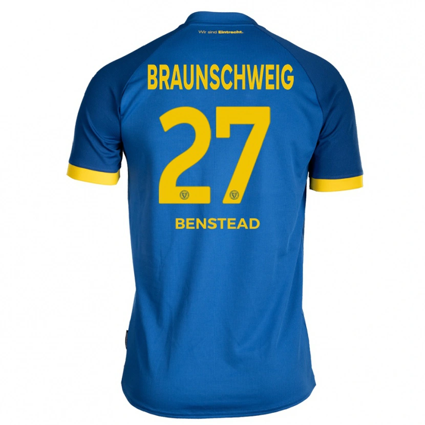 Danxen Heren Jakob Benstead #27 Koninklijk Blauw Geel Uitshirt Uittenue 2025/26 T-Shirt